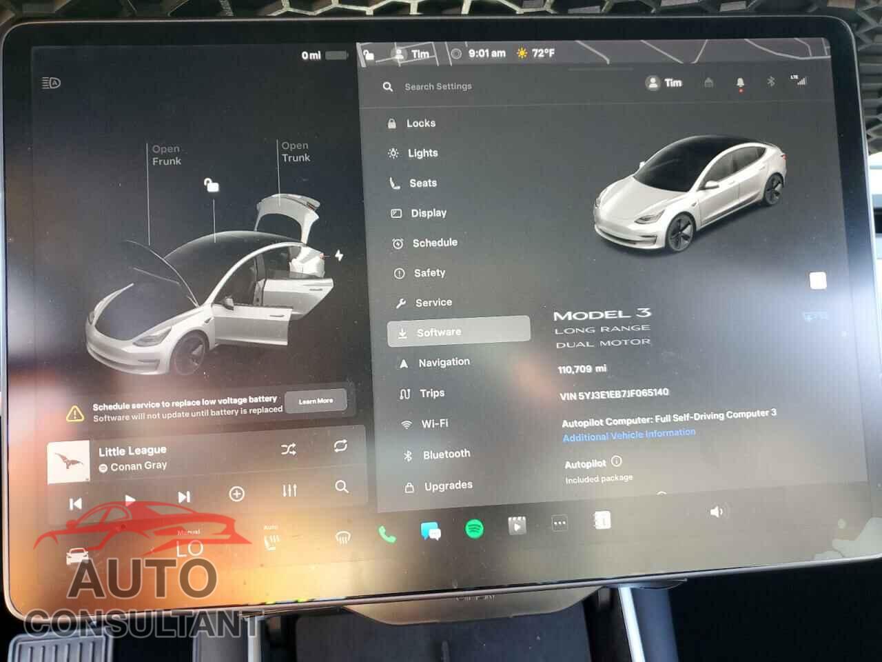 TESLA MODEL 3 2018 - 5YJ3E1EB7JF065140