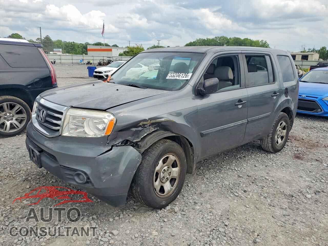 HONDA PILOT 2012 - 5FNYF3H27CB005291