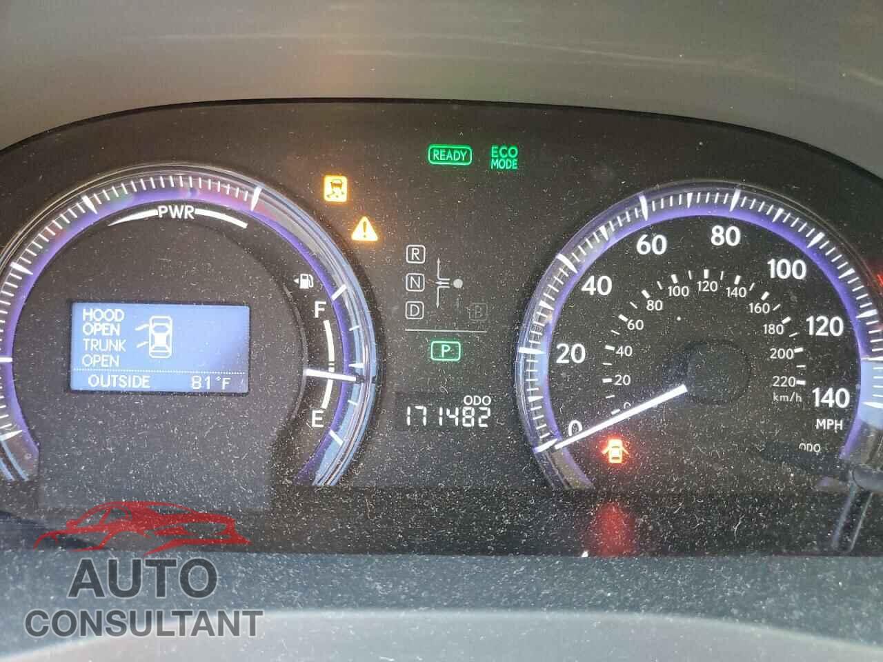 LEXUS HS 2011 - JTHBB1BA4B2044376