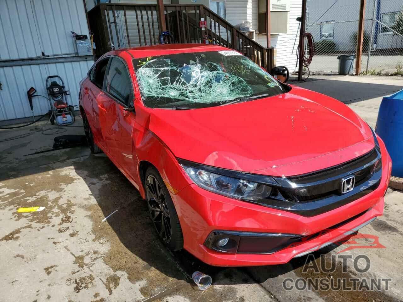 HONDA CIVIC 2019 - 2HGFC2F83KH516637