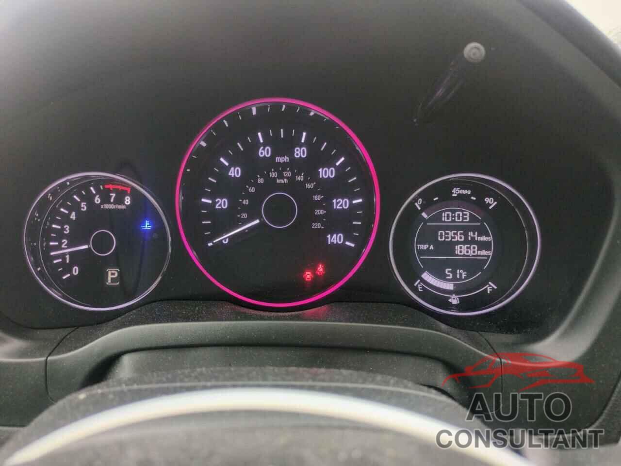 HONDA HR-V 2022 - 3CZRU6H34NM762887