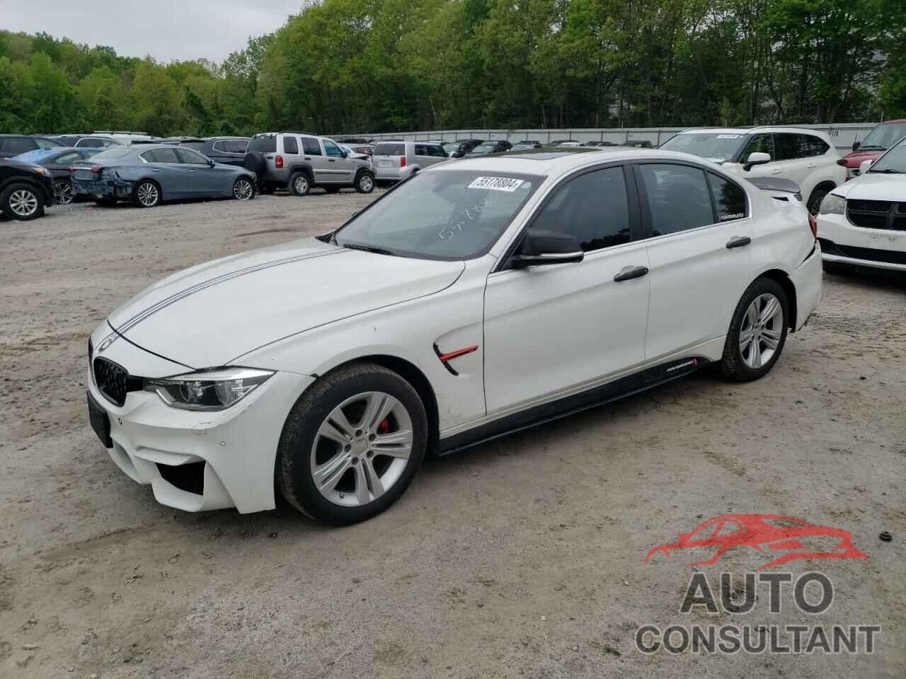 BMW 3 SERIES 2017 - WBA8D9G38HNU65441