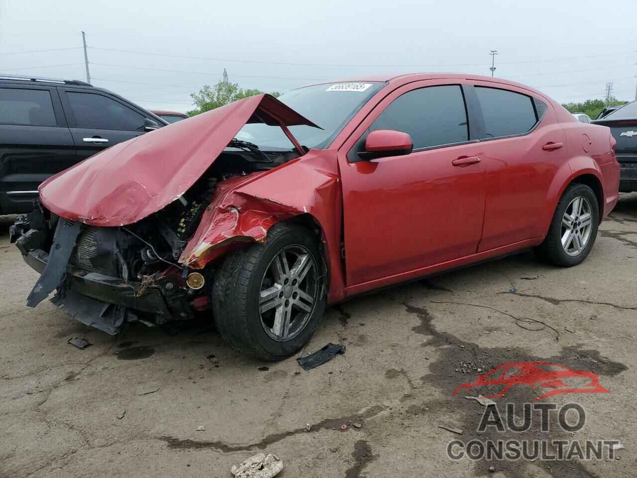 DODGE AVENGER 2012 - 1C3CDZCB4CN196331