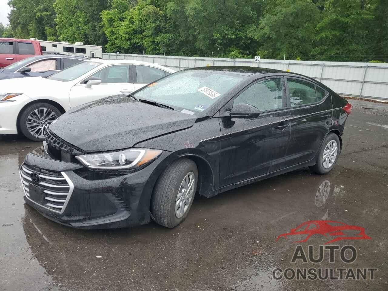 HYUNDAI ELANTRA 2018 - KMHD74LF9JU445492