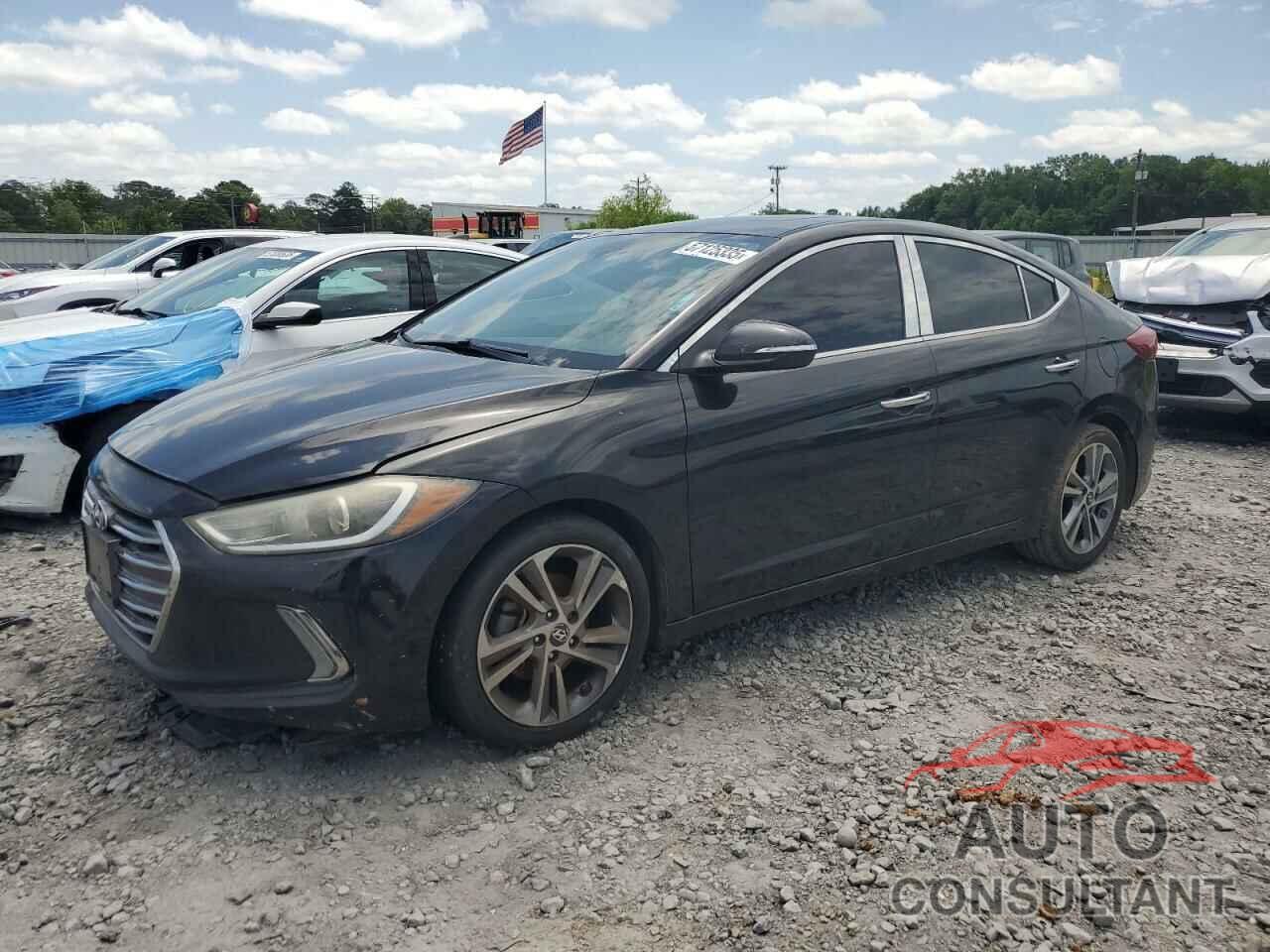 HYUNDAI ELANTRA 2017 - KMHD84LF6HU127854