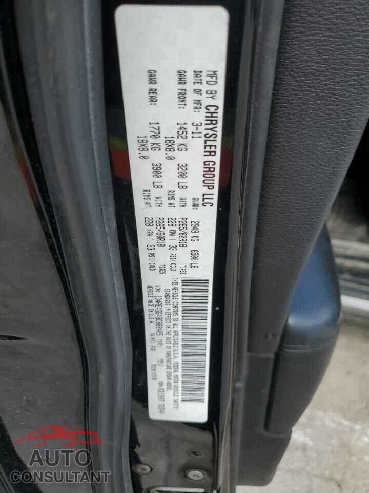 DODGE DURANGO 2011 - 1D4RE4GG4BC660405