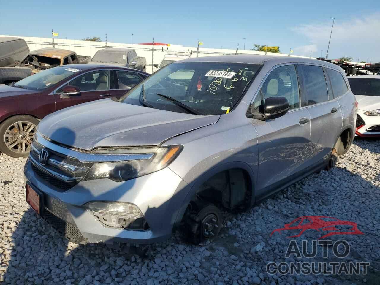 HONDA PILOT 2017 - 5FNYF6H11HB034740