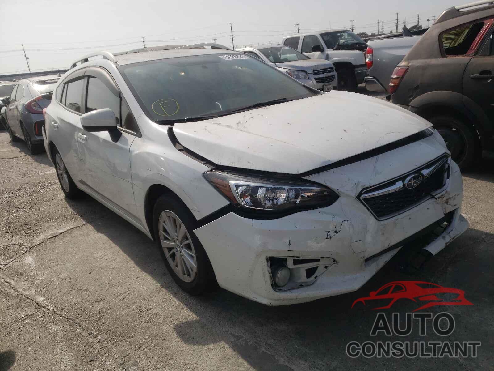 SUBARU IMPREZA 2018 - 4S3GTAB60J3744677
