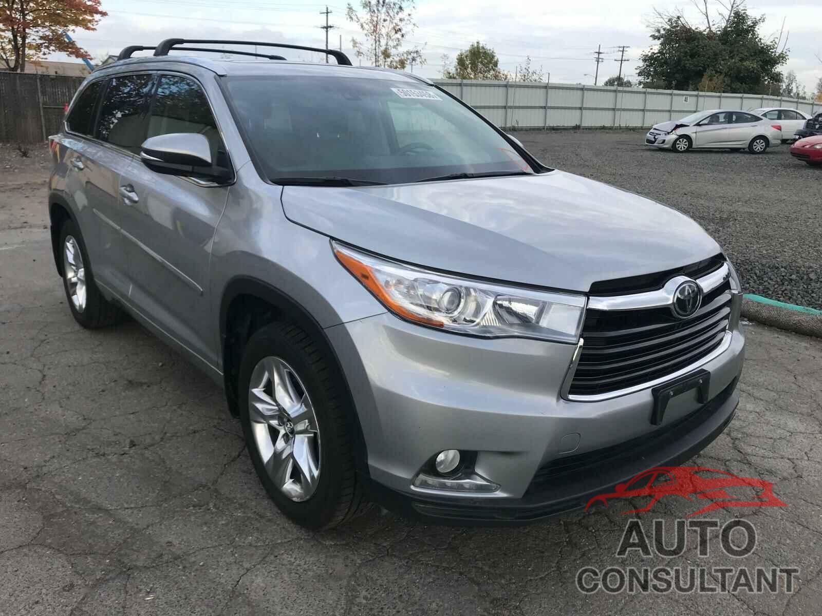 TOYOTA HIGHLANDER 2016 - 5TDDKRFH1GS260024