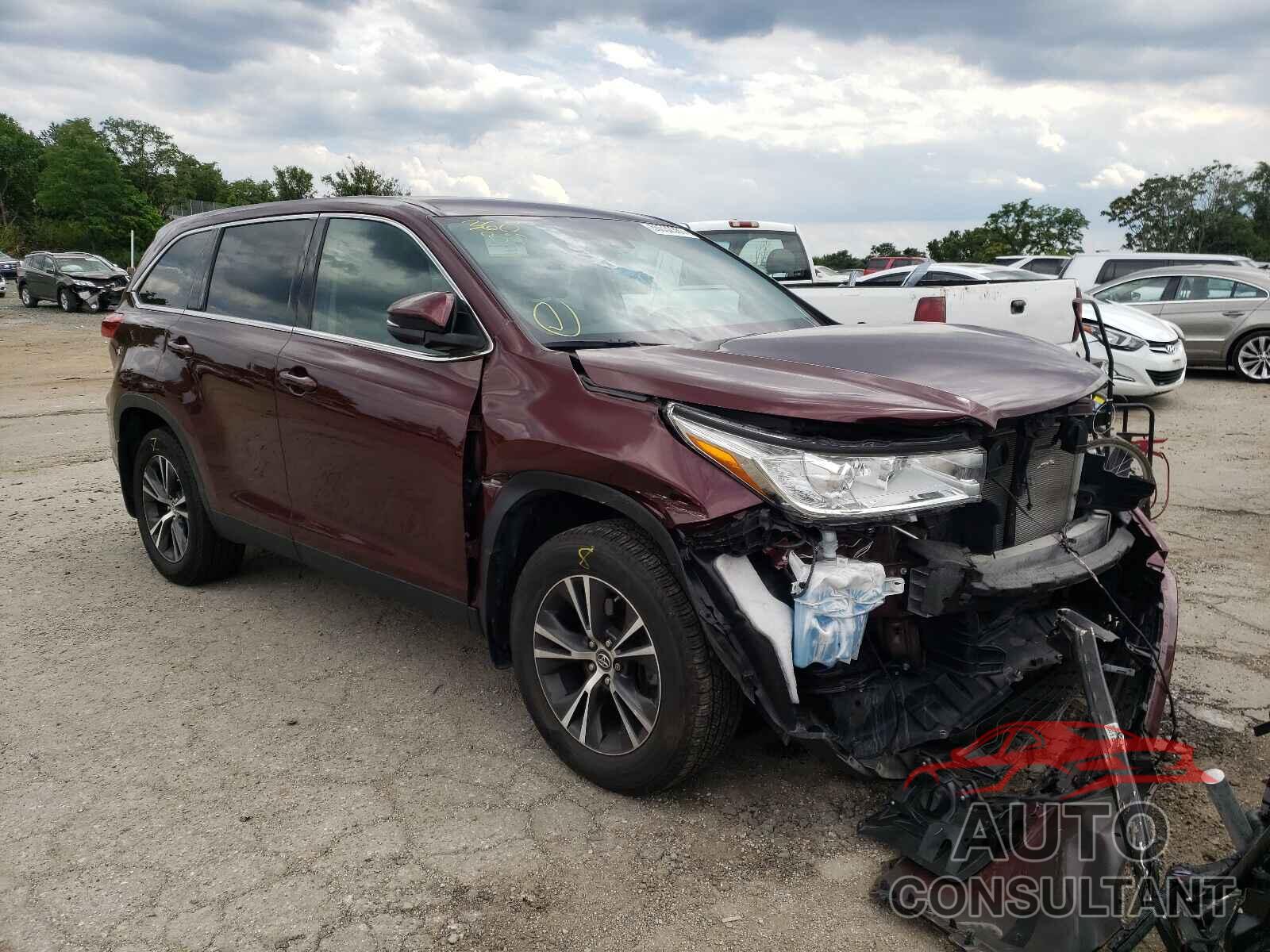 TOYOTA HIGHLANDER 2019 - 5TDBZRFH5KS739025