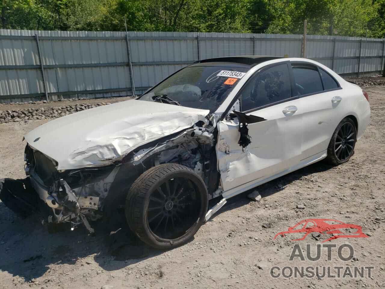MERCEDES-BENZ C-CLASS 2019 - 55SWF6EB1KU302356