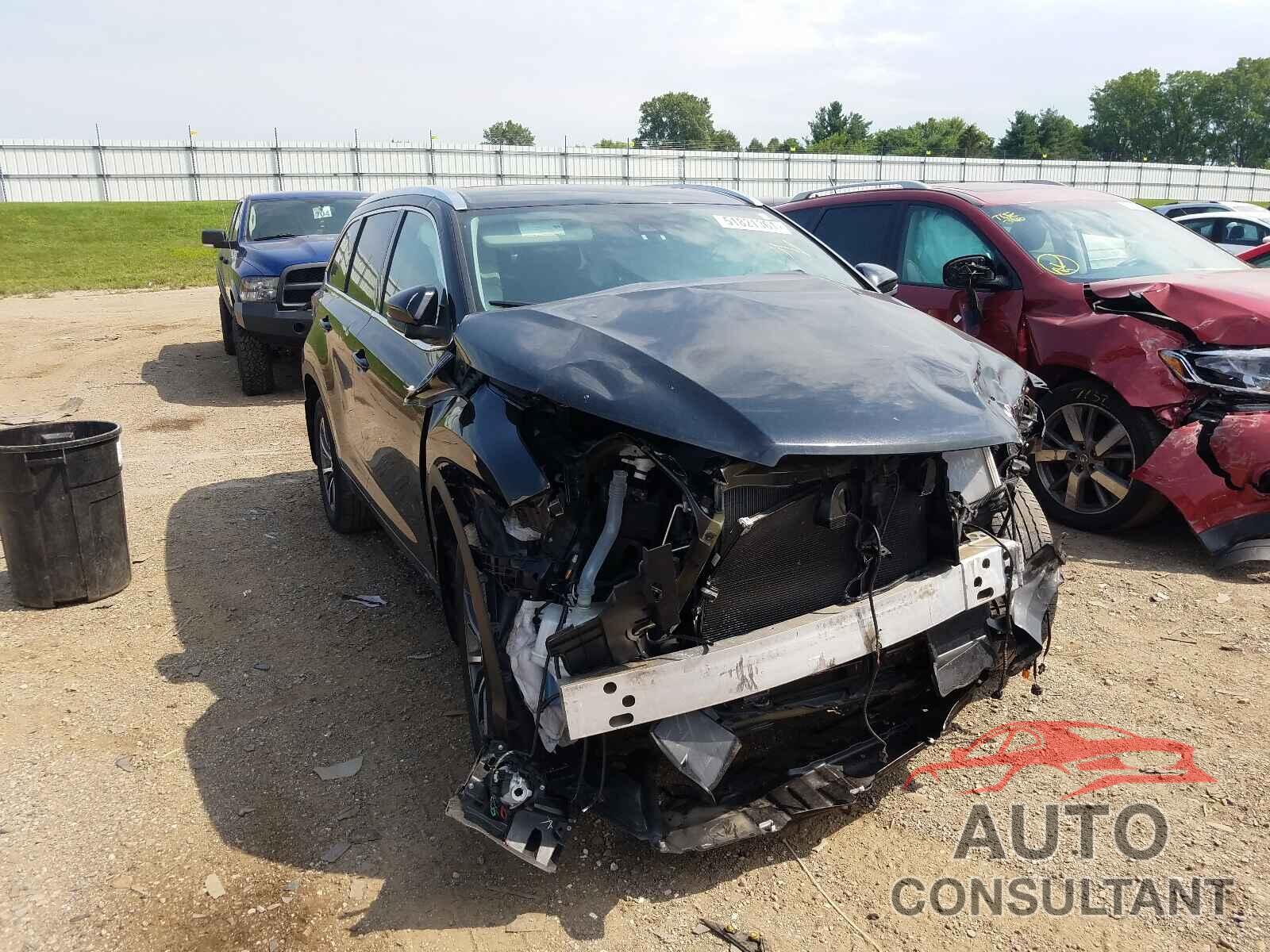 TOYOTA HIGHLANDER 2017 - 5TDJZRFH3HS522576