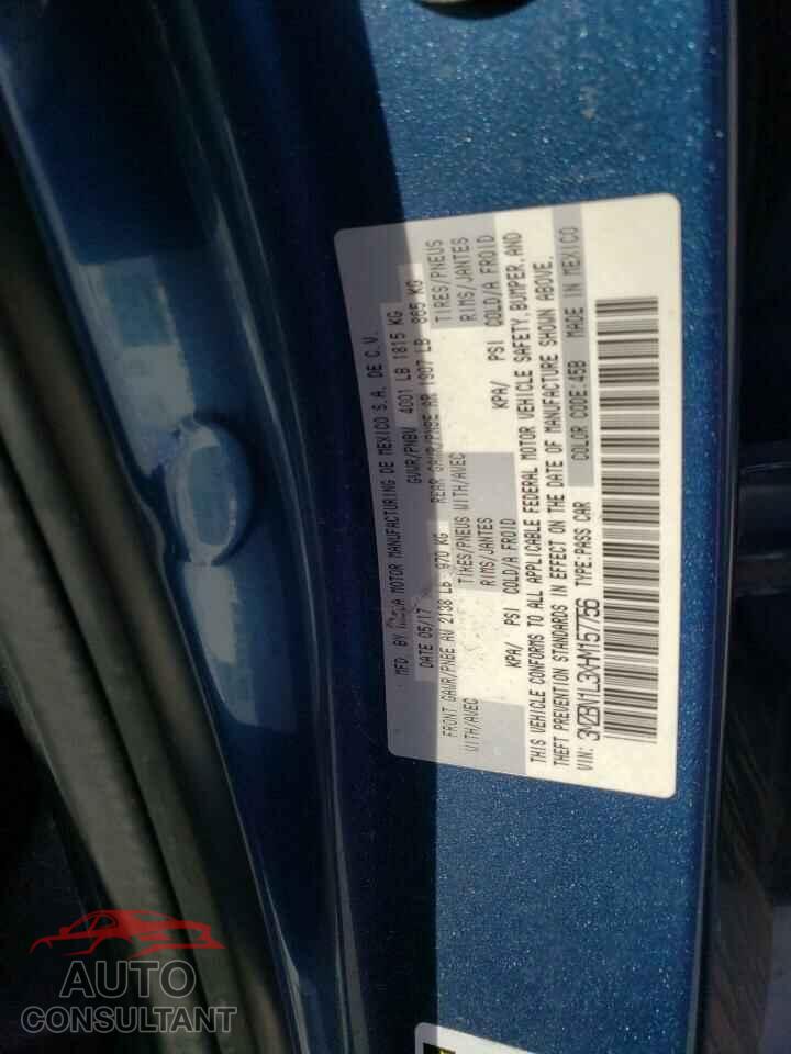 MAZDA 3 2017 - 3MZBN1L3XHM157756