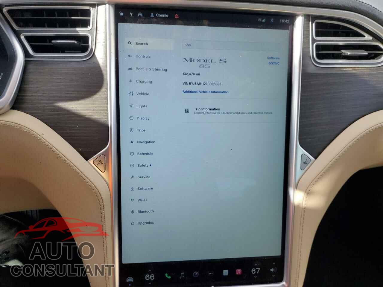 TESLA MODEL S 2014 - 5YJSA1H12EFP36553