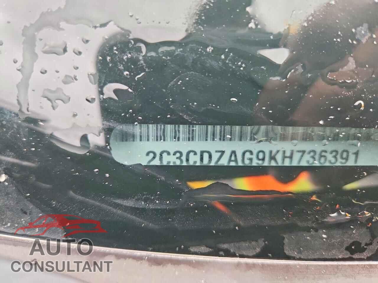 DODGE CHALLENGER 2019 - 2C3CDZAG9KH736391