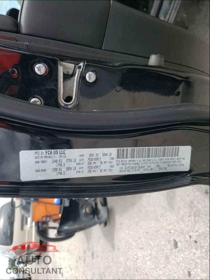 DODGE JOURNEY 2017 - 3C4PDDBG3HT543247