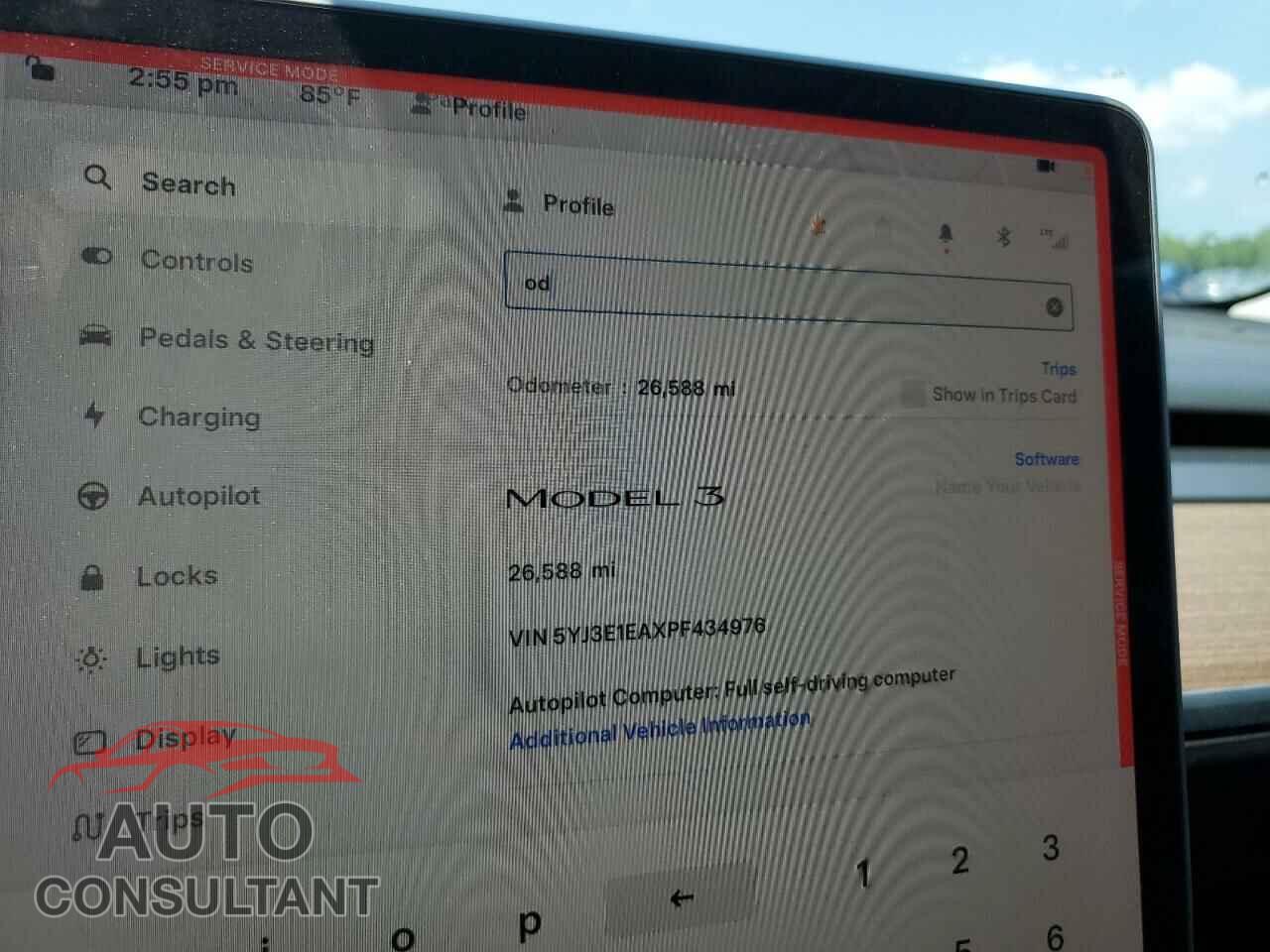 TESLA MODEL 3 2023 - 5YJ3E1EAXPF434976