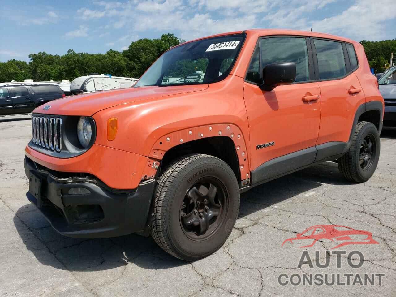 JEEP RENEGADE 2016 - ZACCJBAT1GPD47100