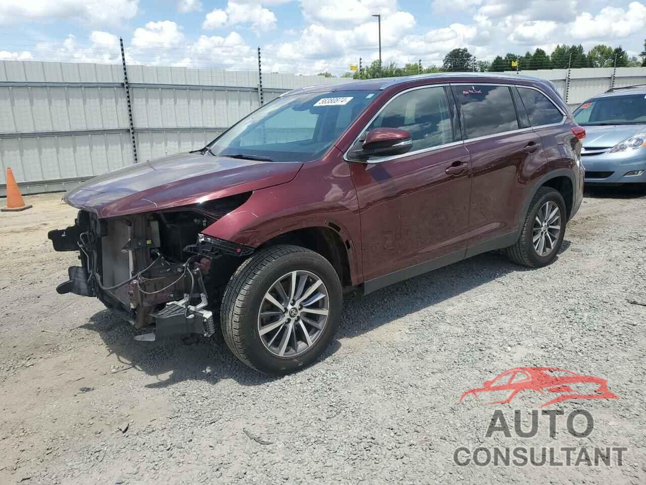 TOYOTA HIGHLANDER 2019 - 5TDKZRFH1KS321206