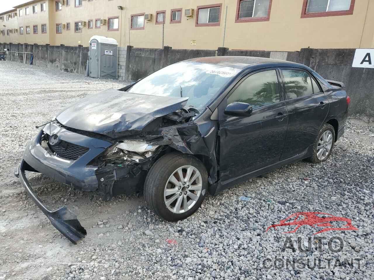 TOYOTA COROLLA 2009 - 2T1BU40E19C109179