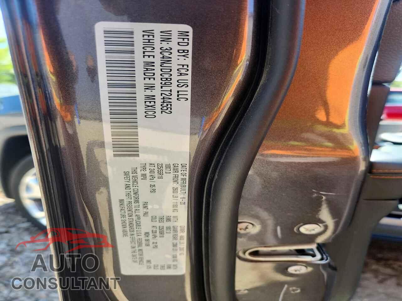 JEEP COMPASS 2020 - 3C4NJDCB9LT244552