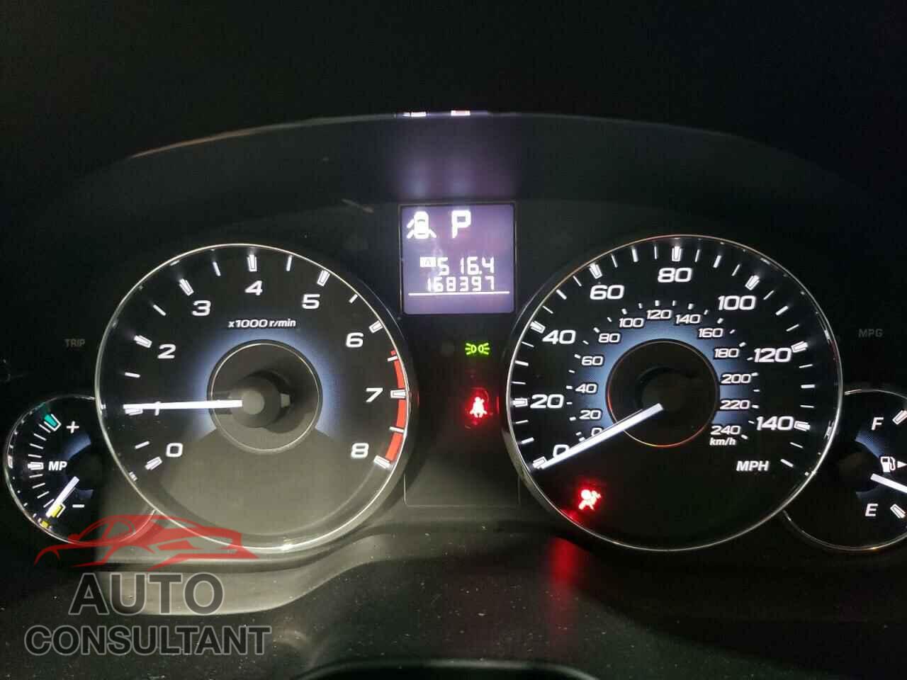 SUBARU OUTBACK 2012 - 4S4BRCKC7C3291988