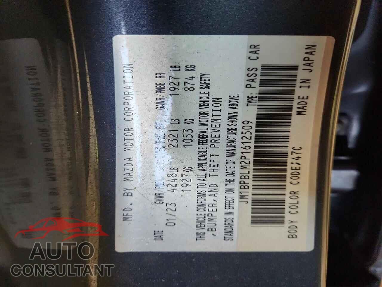MAZDA 3 2023 - JM1BPBLM2P1612509