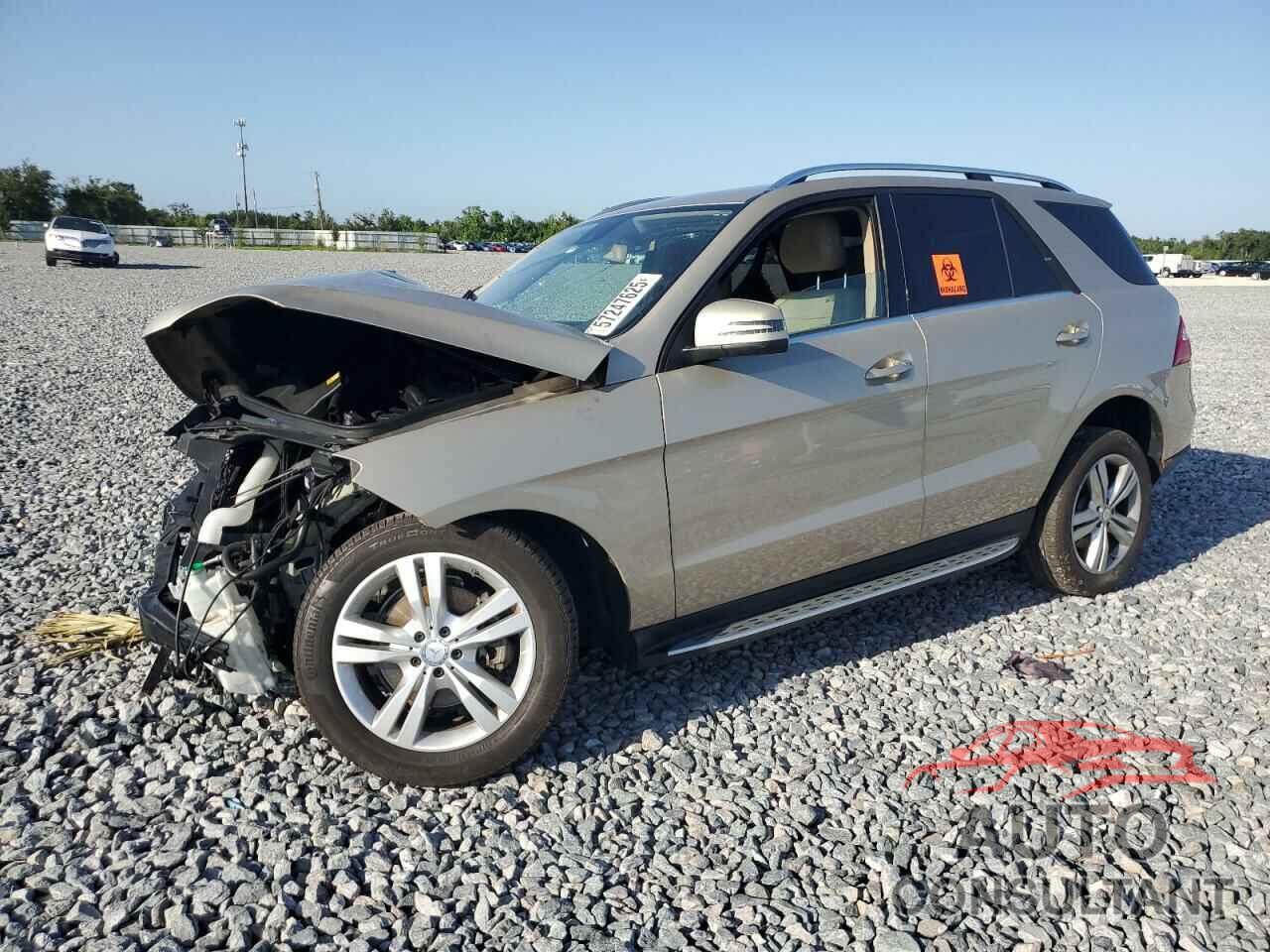MERCEDES-BENZ M-CLASS 2013 - 4JGDA5JB4DA115160