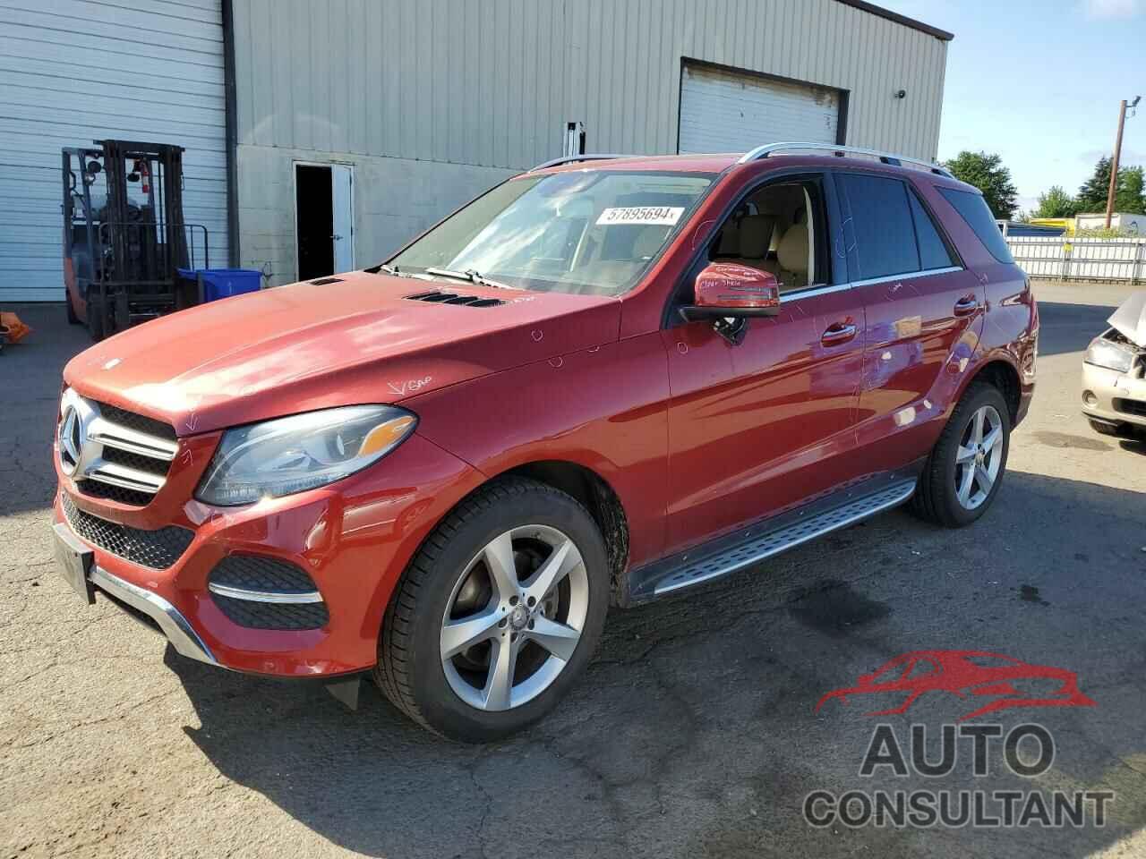 MERCEDES-BENZ GLE-CLASS 2016 - 4JGDA5HB2GA744619