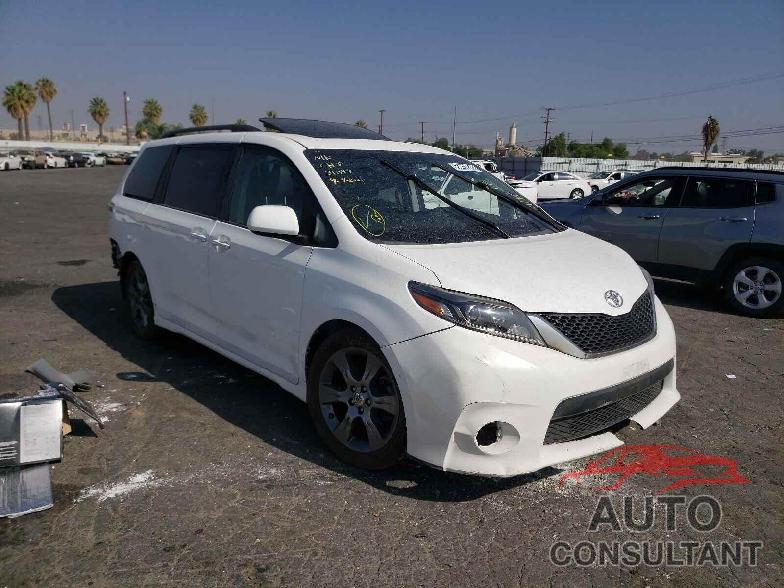 TOYOTA SIENNA 2016 - 5TDXK3DC4GS763144