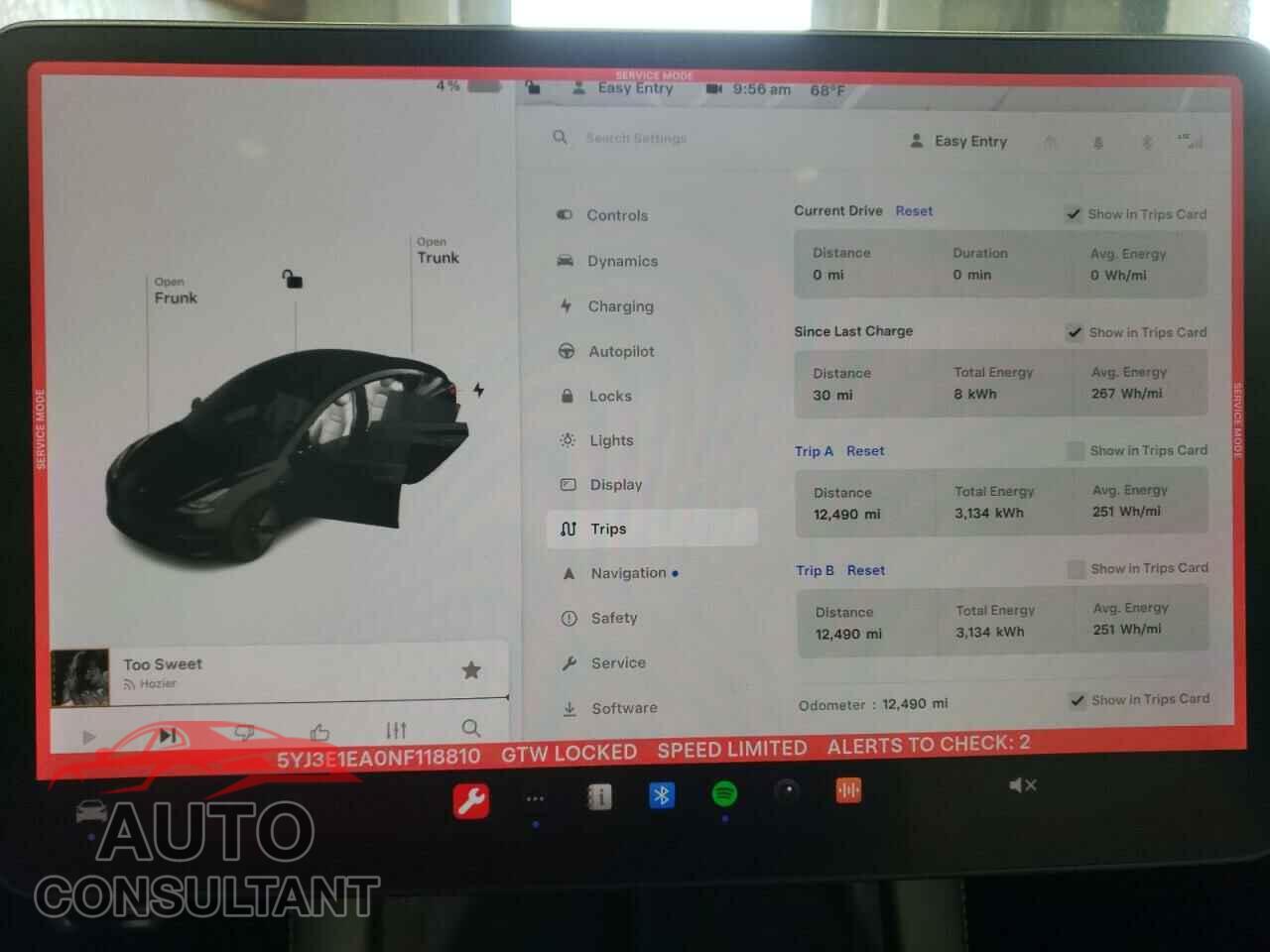 TESLA MODEL 3 2022 - 5YJ3E1EA0NF118810