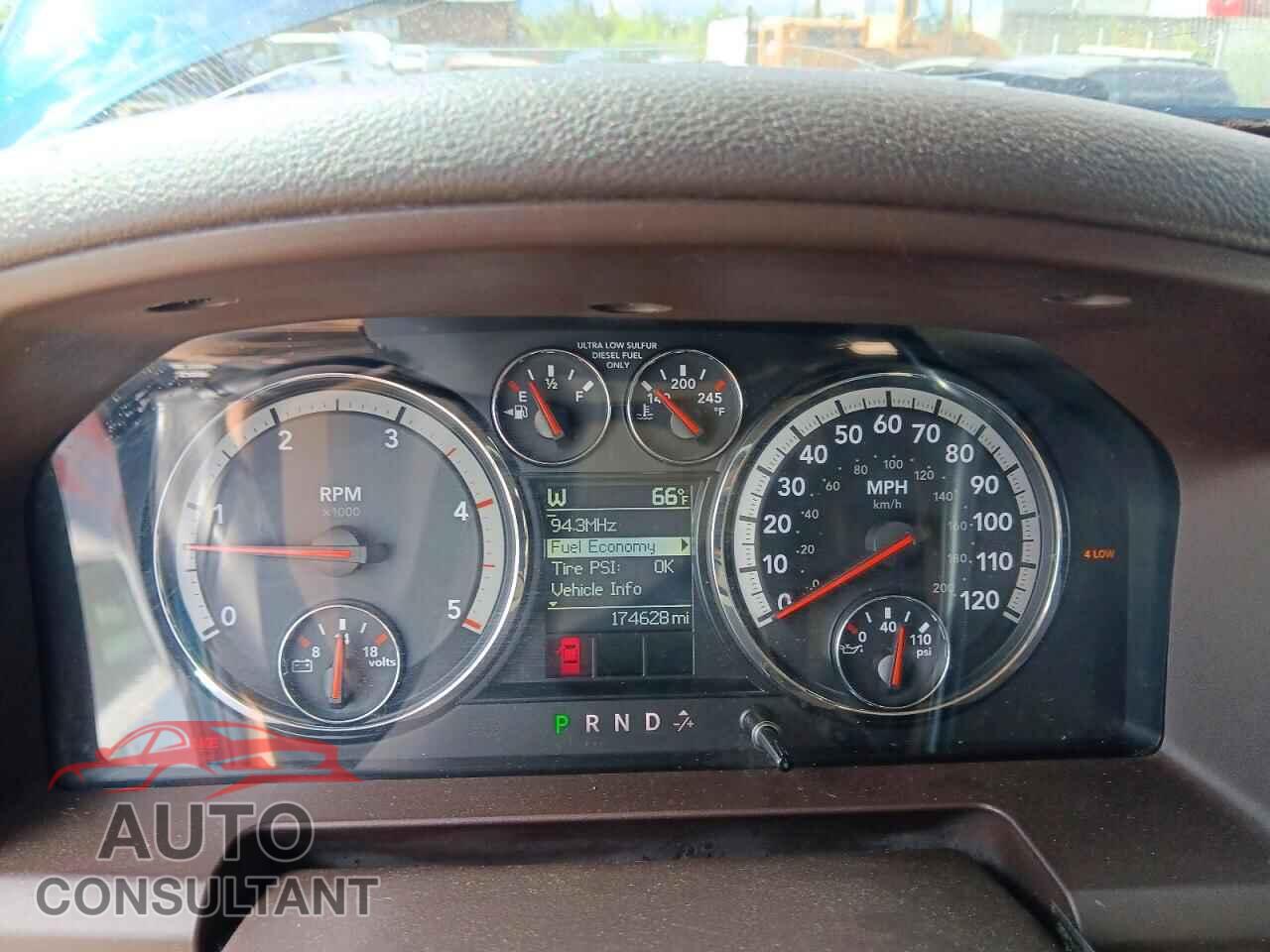 DODGE RAM 2500 2011 - 3D7UT2CL5BG590209