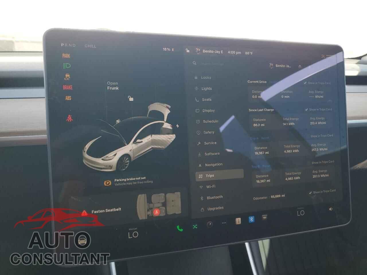 TESLA MODEL 3 2019 - 5YJ3E1EB9KF365103
