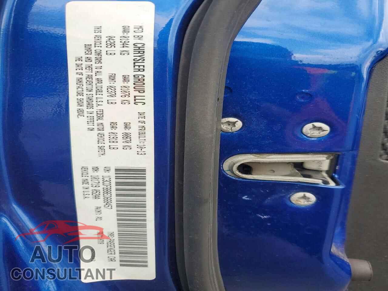 DODGE DART 2014 - 1C3CDFBB8ED668457