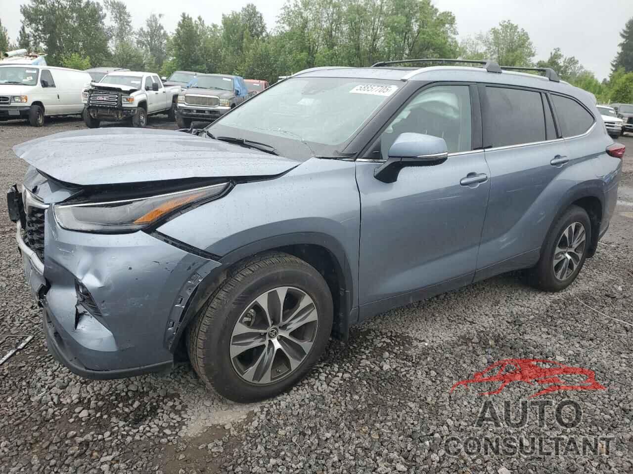 TOYOTA HIGHLANDER 2022 - 5TDHZRBH8NS257282