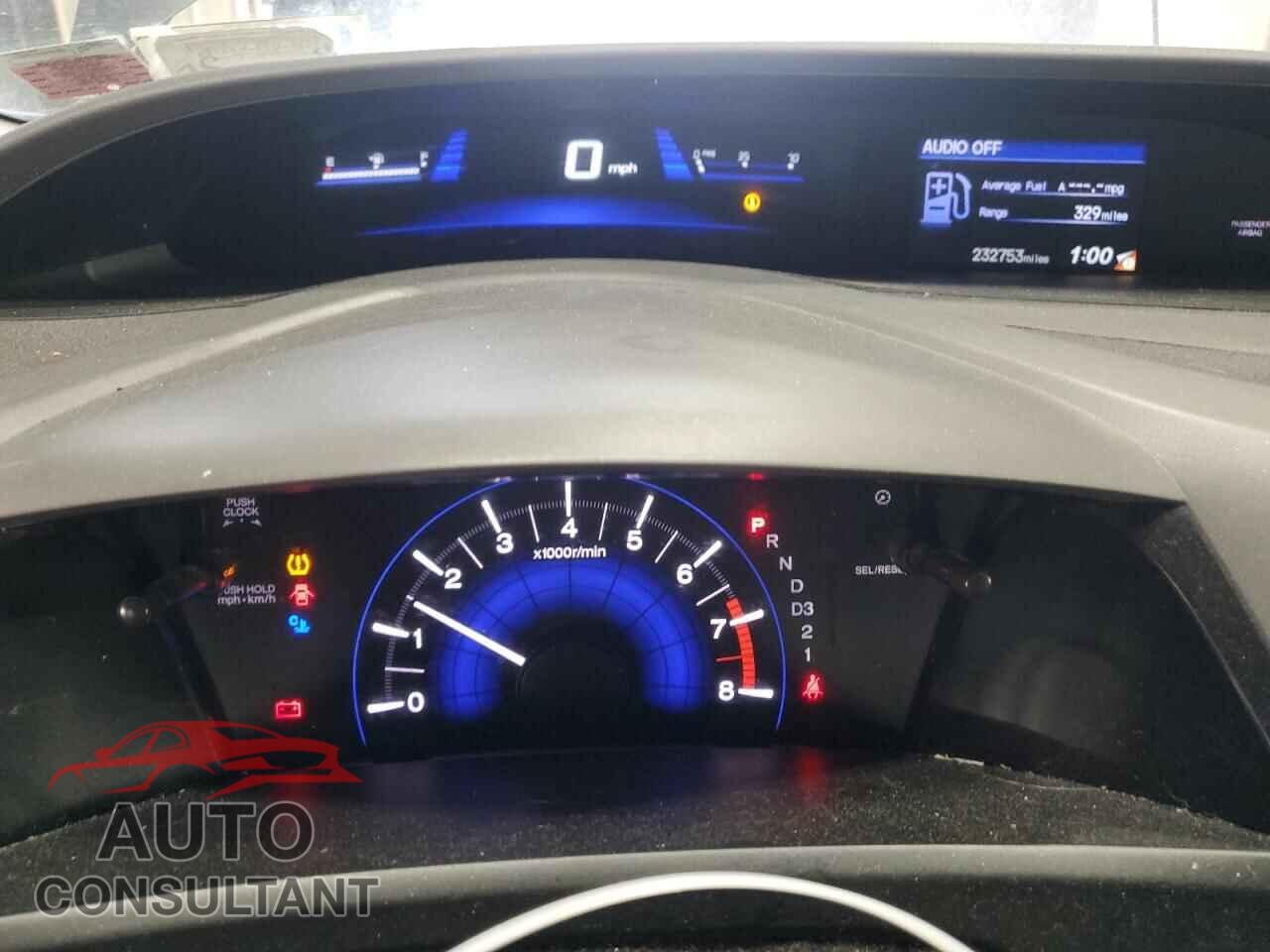 HONDA CIVIC 2012 - 19XFB2F58CE360566