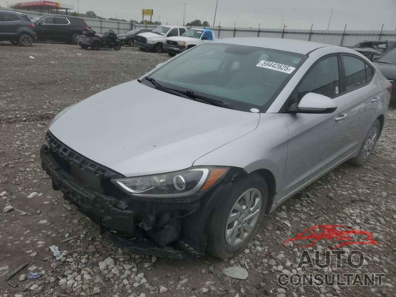 HYUNDAI ELANTRA 2018 - KMHD74LF1JU475313
