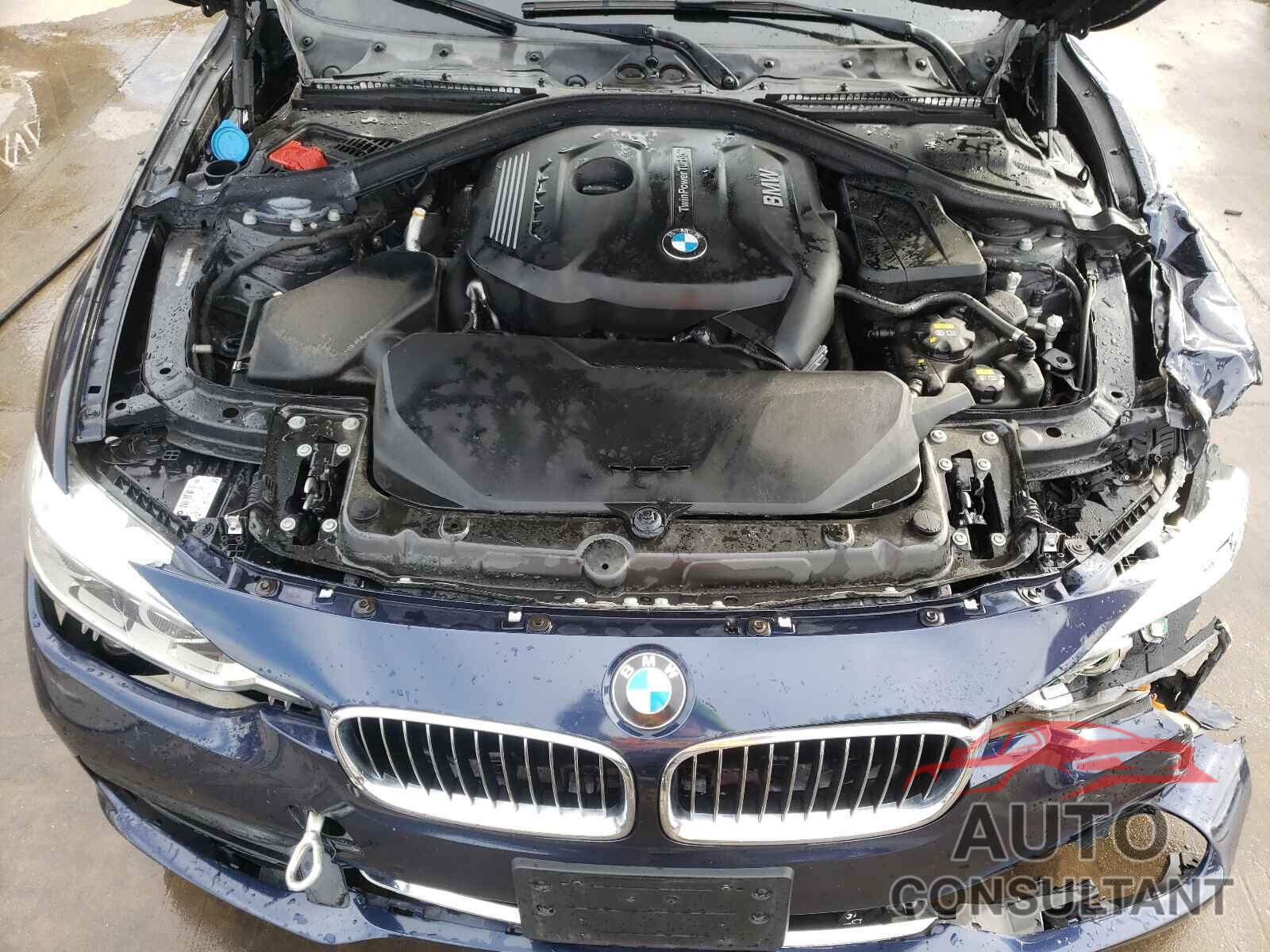 BMW 3 SERIES 2017 - WBA8B9G51HNU51114