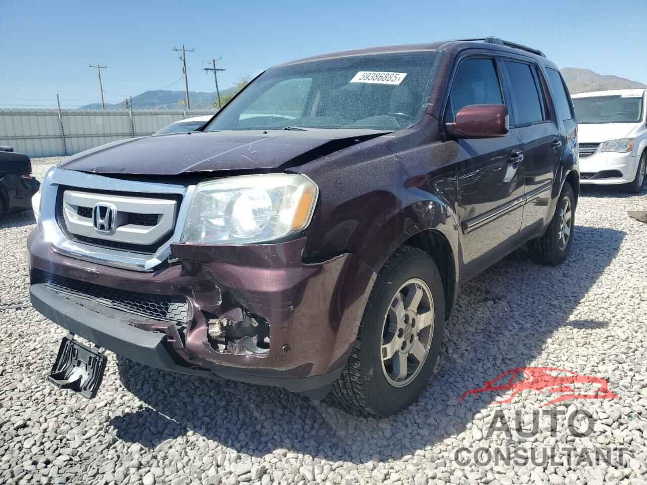 HONDA PILOT 2010 - 5FNYF4H94AB040709