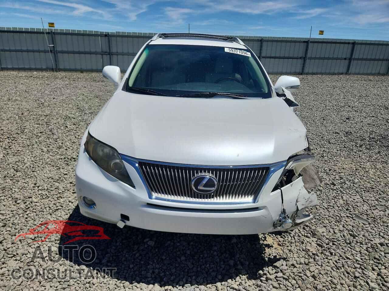 LEXUS RX450 2010 - JTJBC1BA5A2014152