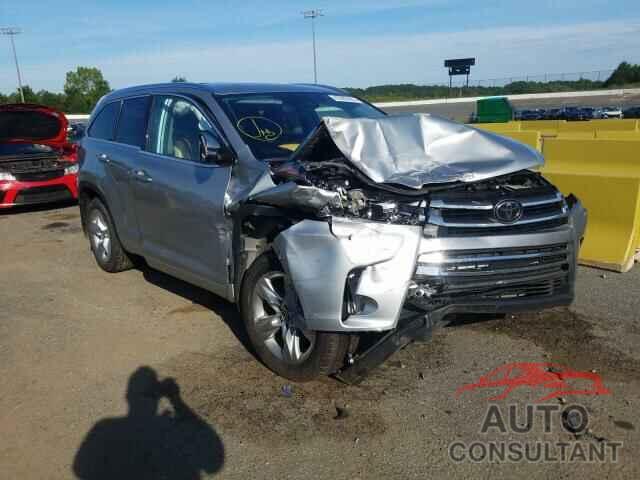 TOYOTA HIGHLANDER 2017 - 5TDDZRFH1HS455215