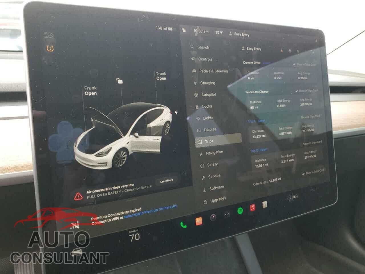 TESLA MODEL 3 2021 - 5YJ3E1EA2MF100016