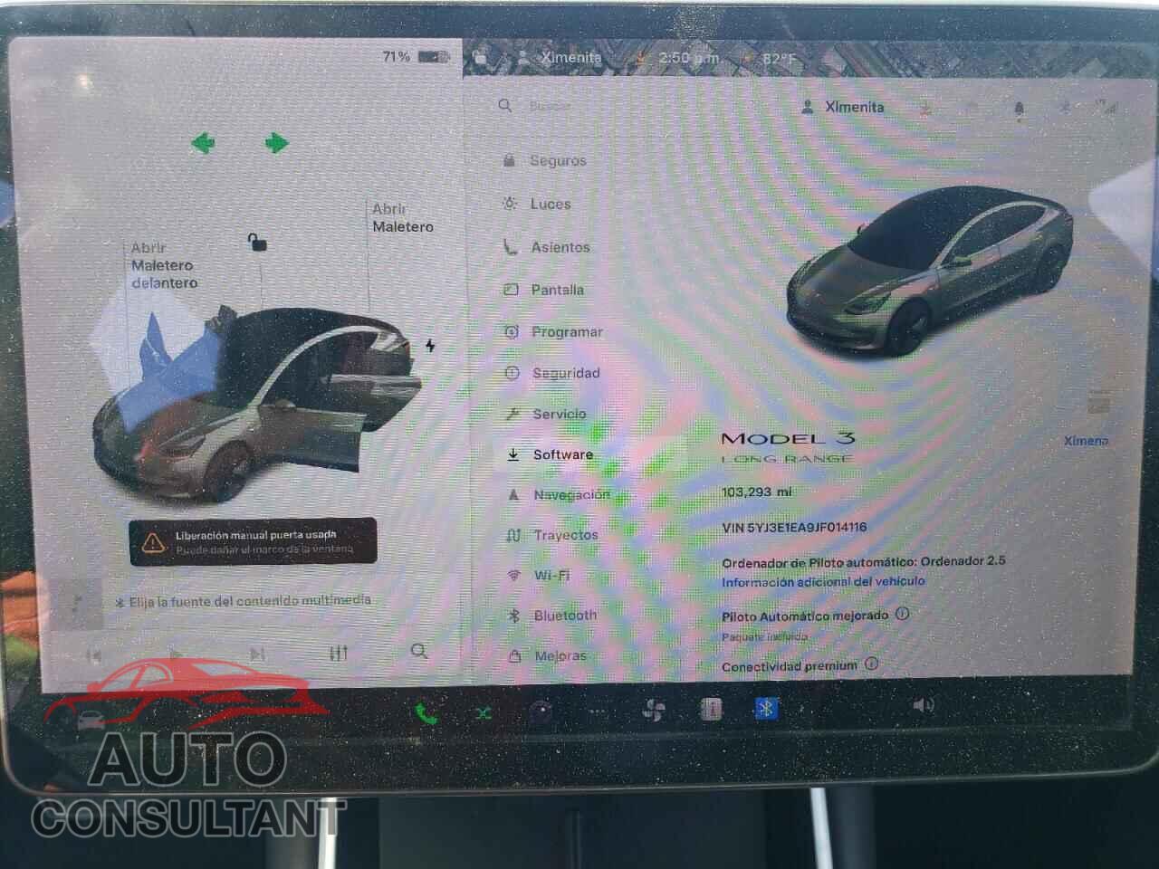 TESLA MODEL 3 2018 - 5YJ3E1EA9JF014116