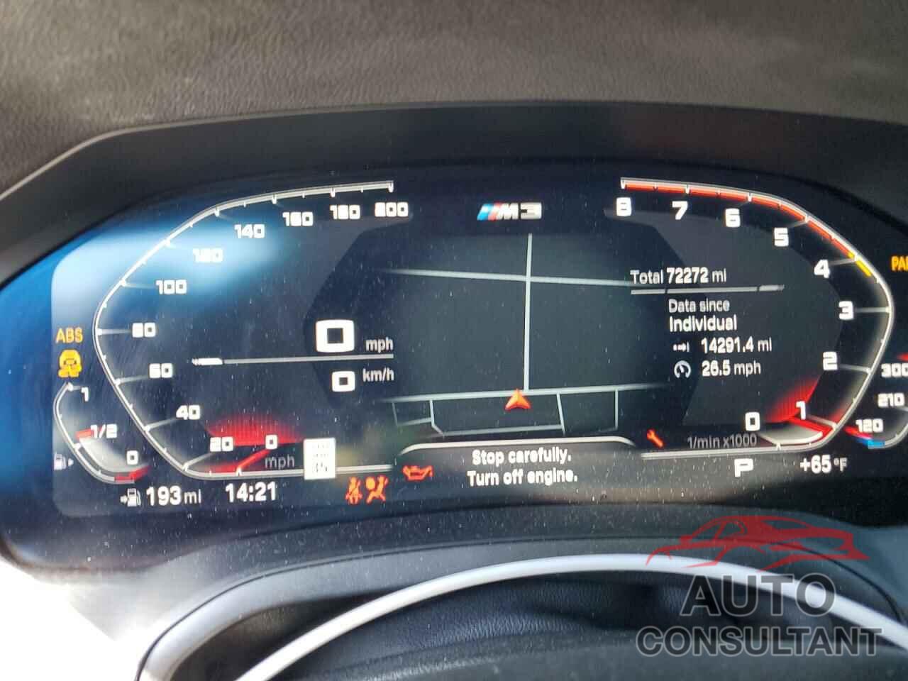 BMW M3 2021 - WBS33AY01MFL13133