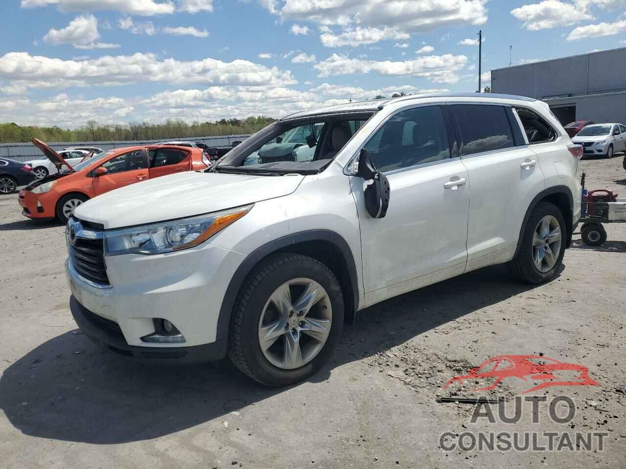 TOYOTA HIGHLANDER 2015 - 5TDDKRFH0FS180633