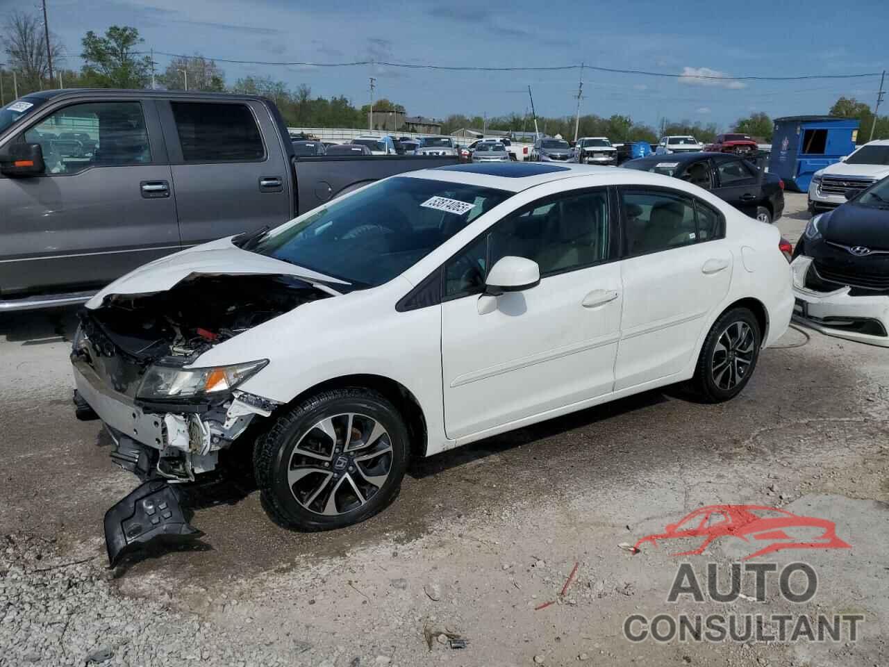 HONDA CIVIC 2013 - 19XFB2F86DE253351