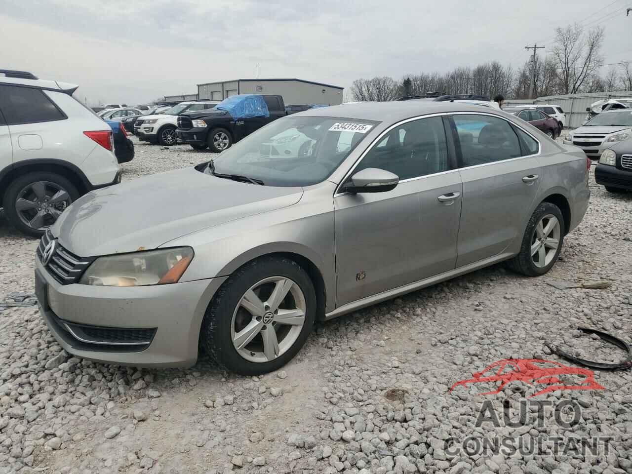 VOLKSWAGEN PASSAT 2012 - 1VWBP7A38CC003038