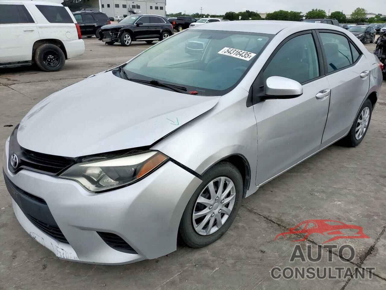 TOYOTA COROLLA 2014 - 5YFBURHE5EP105163