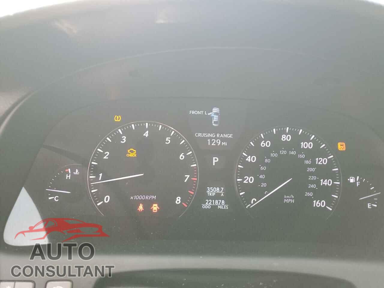LEXUS LS460 2010 - JTHDL5EF7A5002771