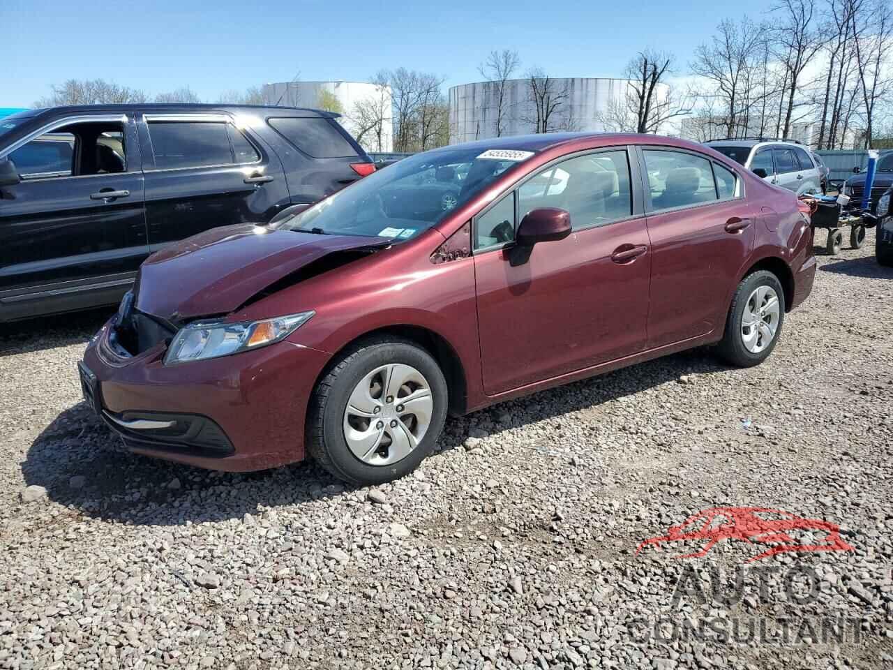 HONDA CIVIC 2013 - 2HGFB2F5XDH563885